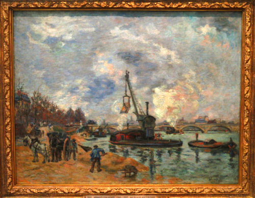 'Am Quai de Bercy in Paris' by Armand Guillaumin, 1874.